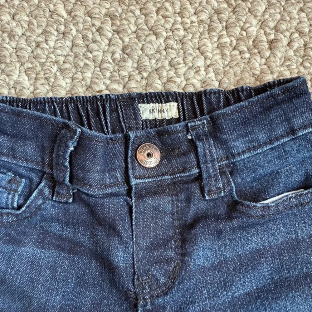 OshKosh B'gosh Kids Skinny Jeans Dark Wash Elastic‎ Waist Toddler Size 24 Months